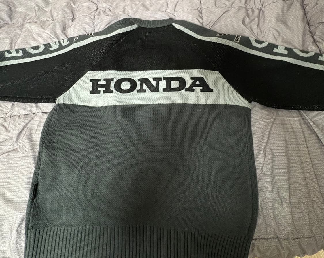 kream 혼다 니트 집업 차콜 상품이미지2