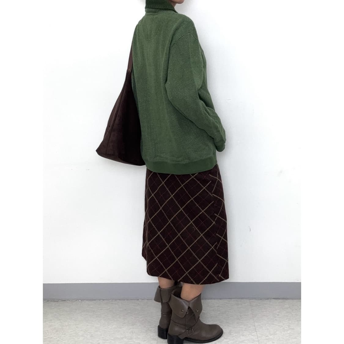 빈티지 골지 니트 맨투맨 상품이미지3