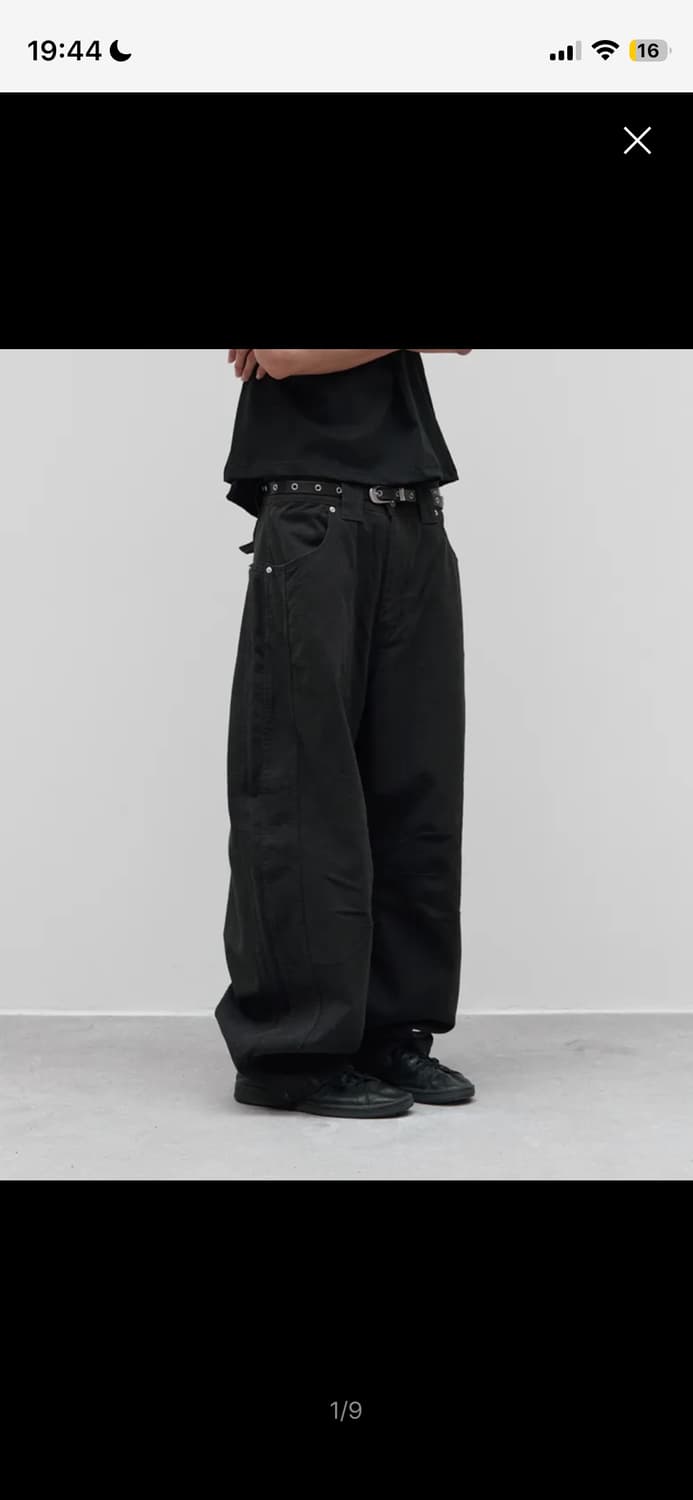 9999 테크니컬 커브진 (Technical curved jeans) 상품이미지1