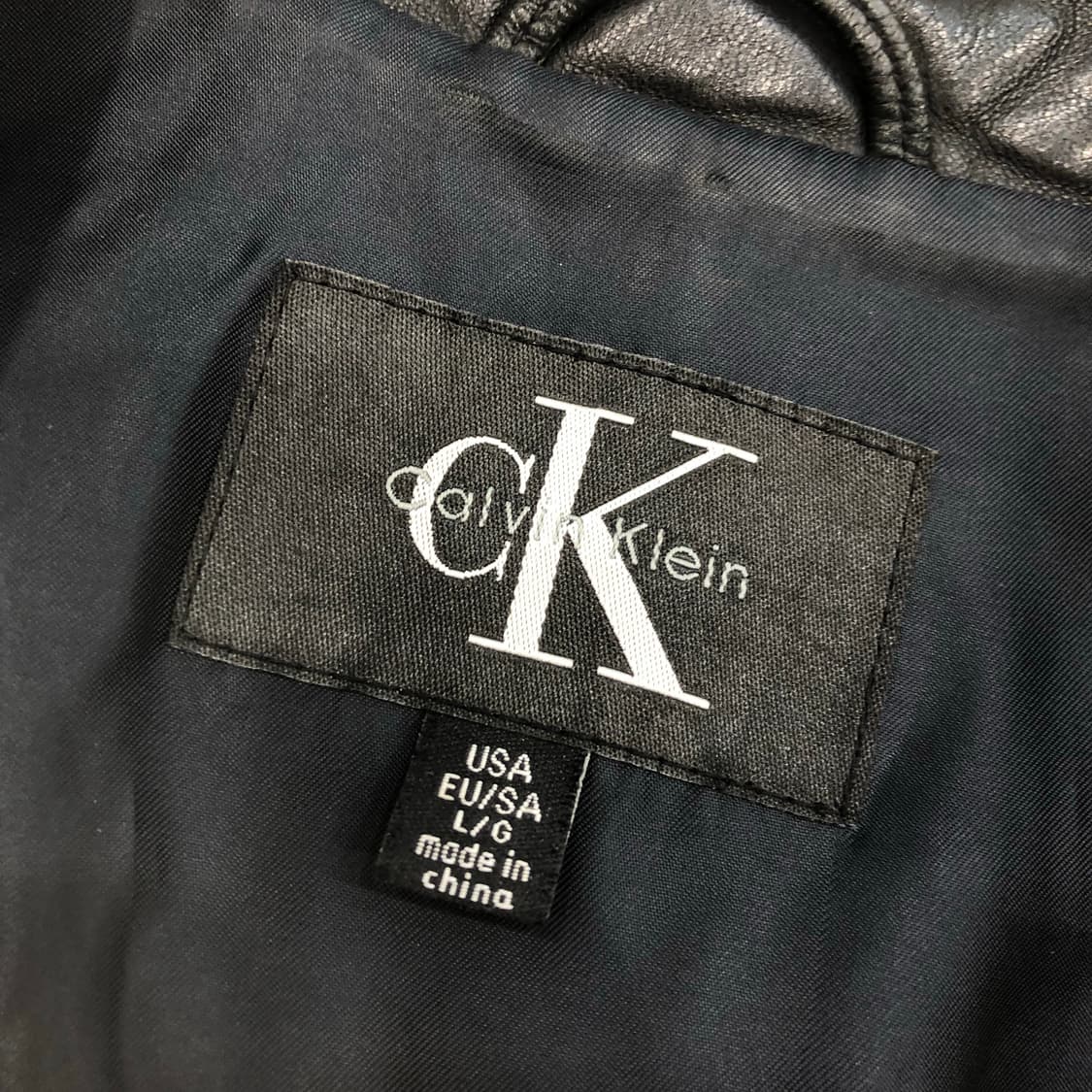 캘빈클라인 양가죽 미니멀 레더 가죽 코트 상품이미지5