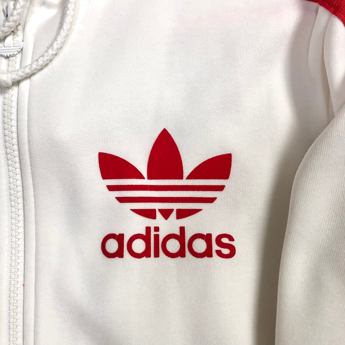 아디다스 00's 올드빈티지 흰+빨 후드플락 상품이미지5
