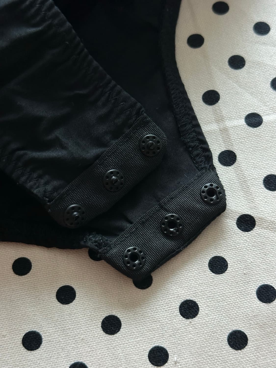 베네통 블라우스 바디수트 블랙 고딕 펑크 상품이미지4