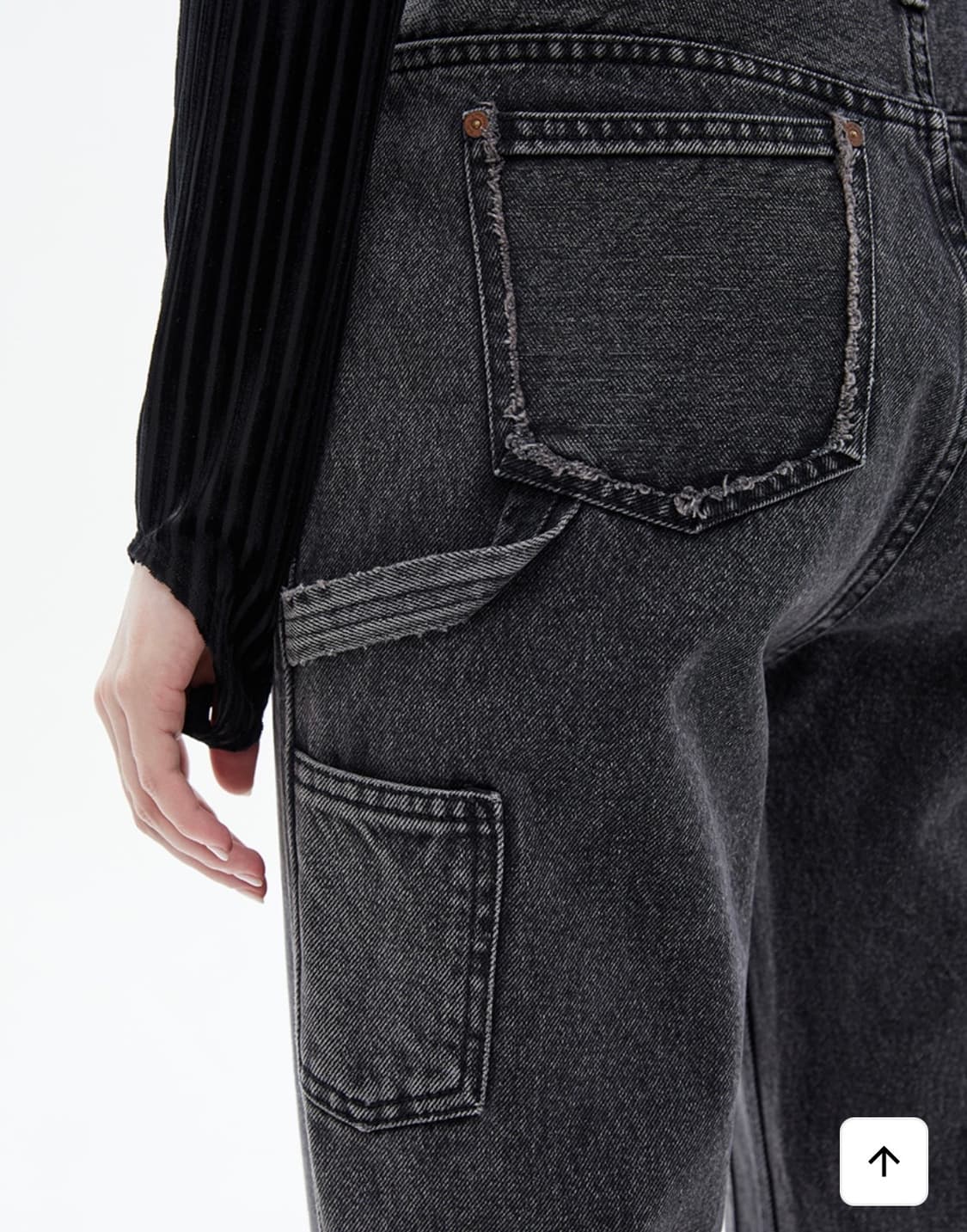 앤더슨벨 더블니 카펜터 블랙진  상품이미지3