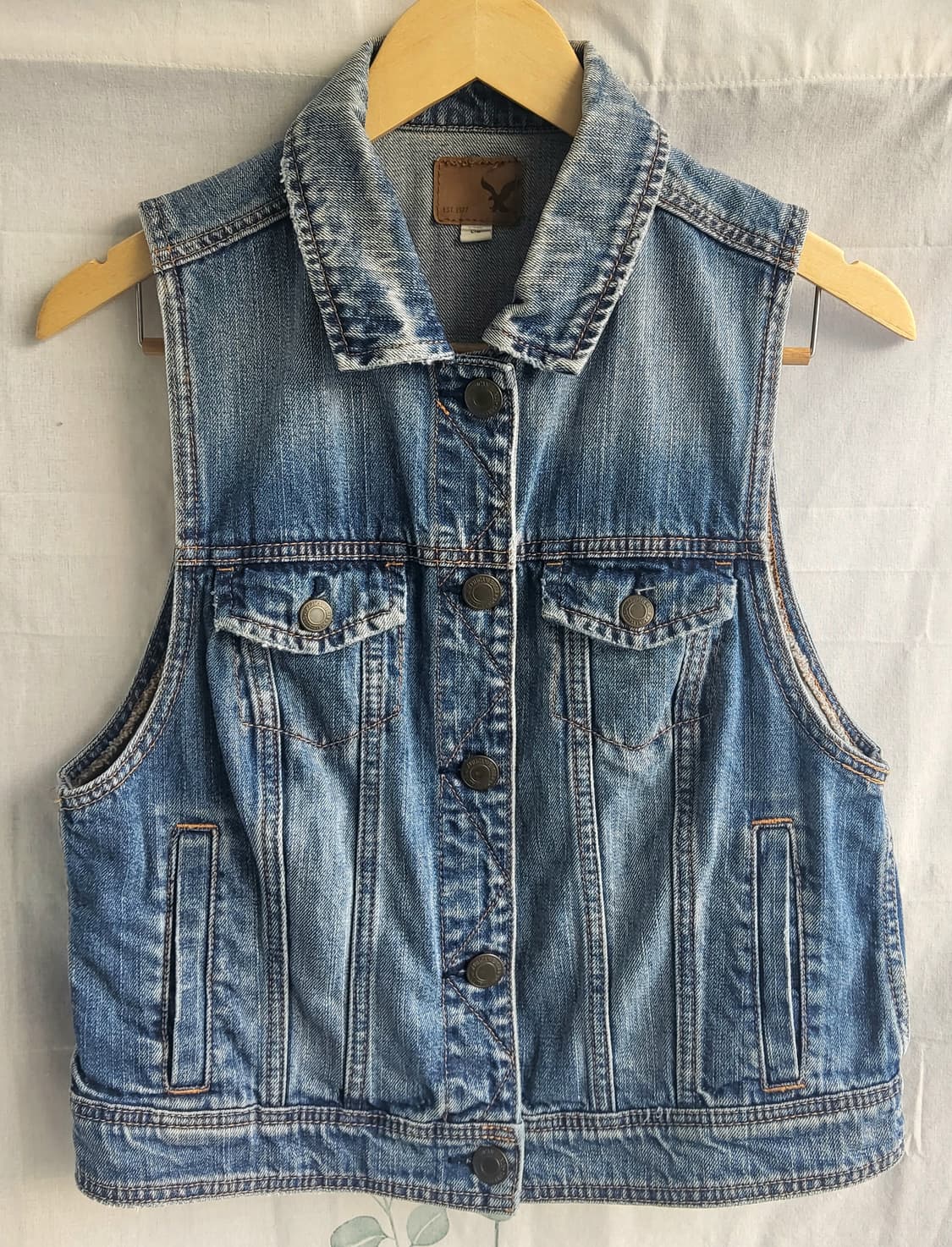 AMERICAN EAGLE 아메리칸 이글 │ 여성용 L 데님 조끼 상품이미지1