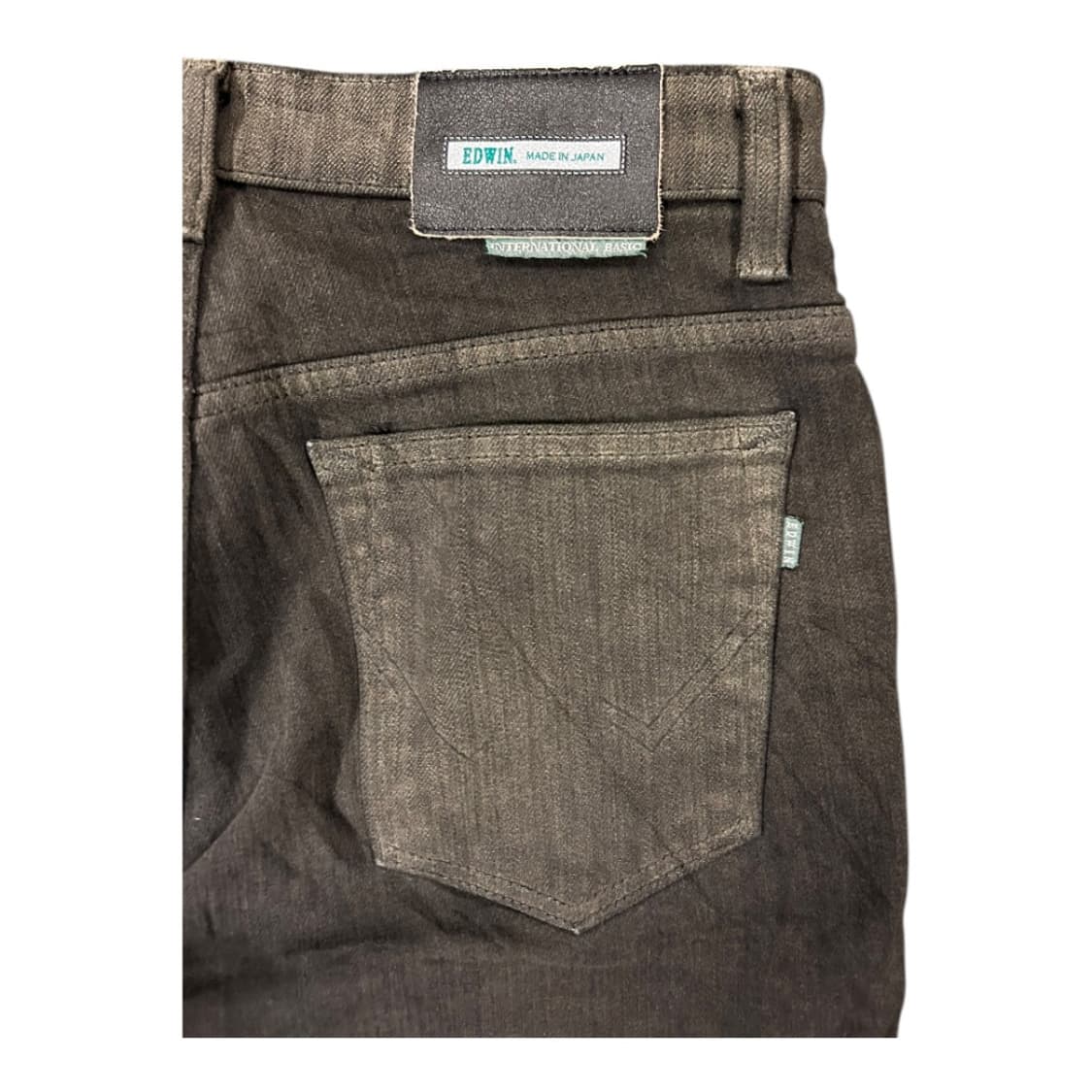 M) 에드윈 다크브라운 컷오프 슬림 데님팬츠 BD-064 상품이미지5