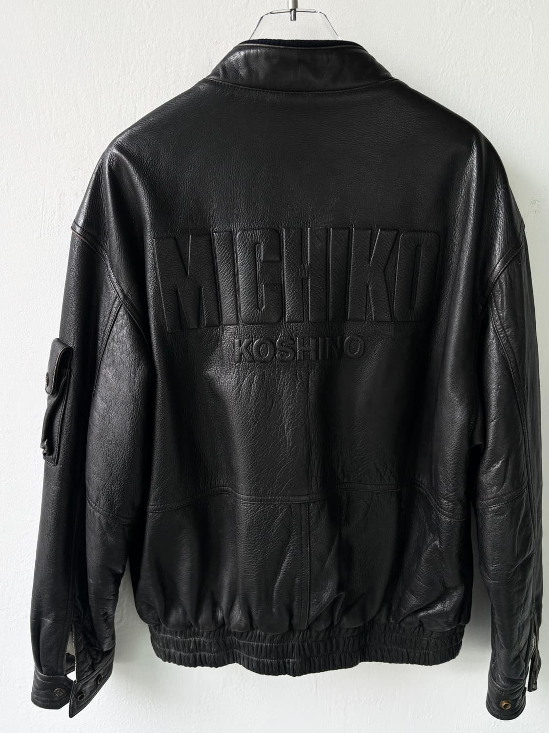 미치코 런던 레더 바이커 자켓 상품이미지6