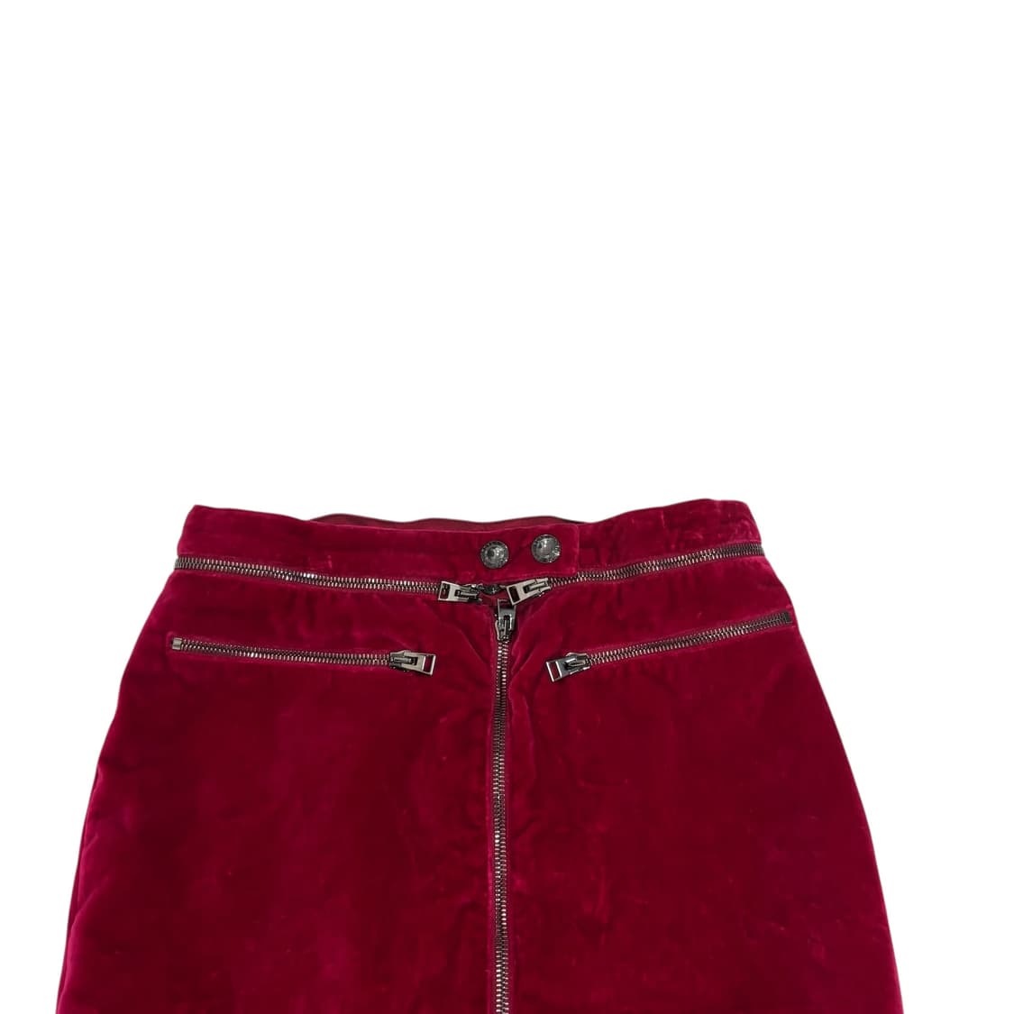 톰포드 벨루어 지퍼 스커트 상품이미지2