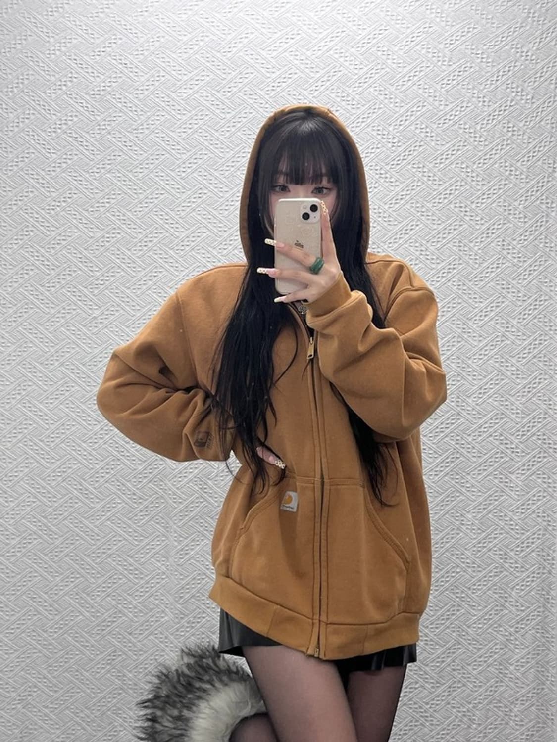 칼하트 레인디펜더 써멀 캐주얼 빈티지 후드집업 M C09739 상품이미지1