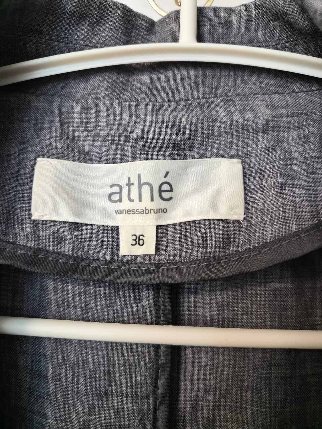 [아떼 바네사브루노] 린넨 100% 미디 롱 자켓 (36사이즈) 상품이미지3