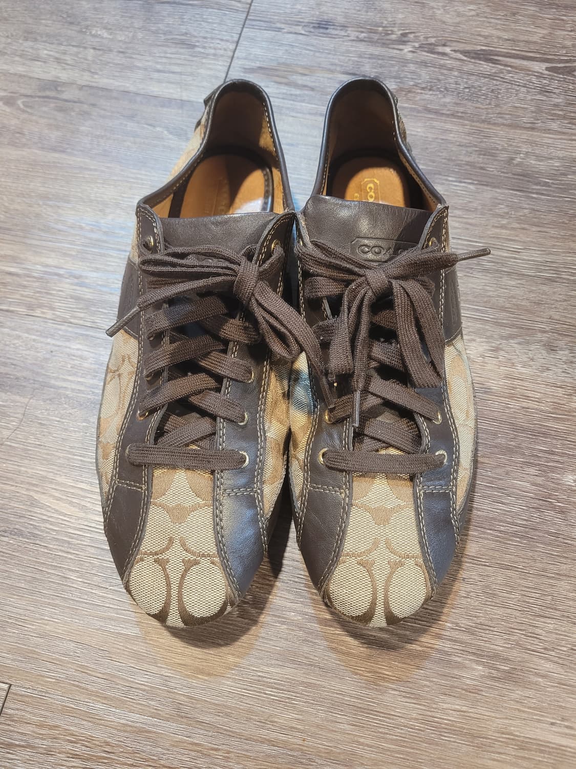 코치 시그니처 브라운 남성 스니커즈 상품이미지1