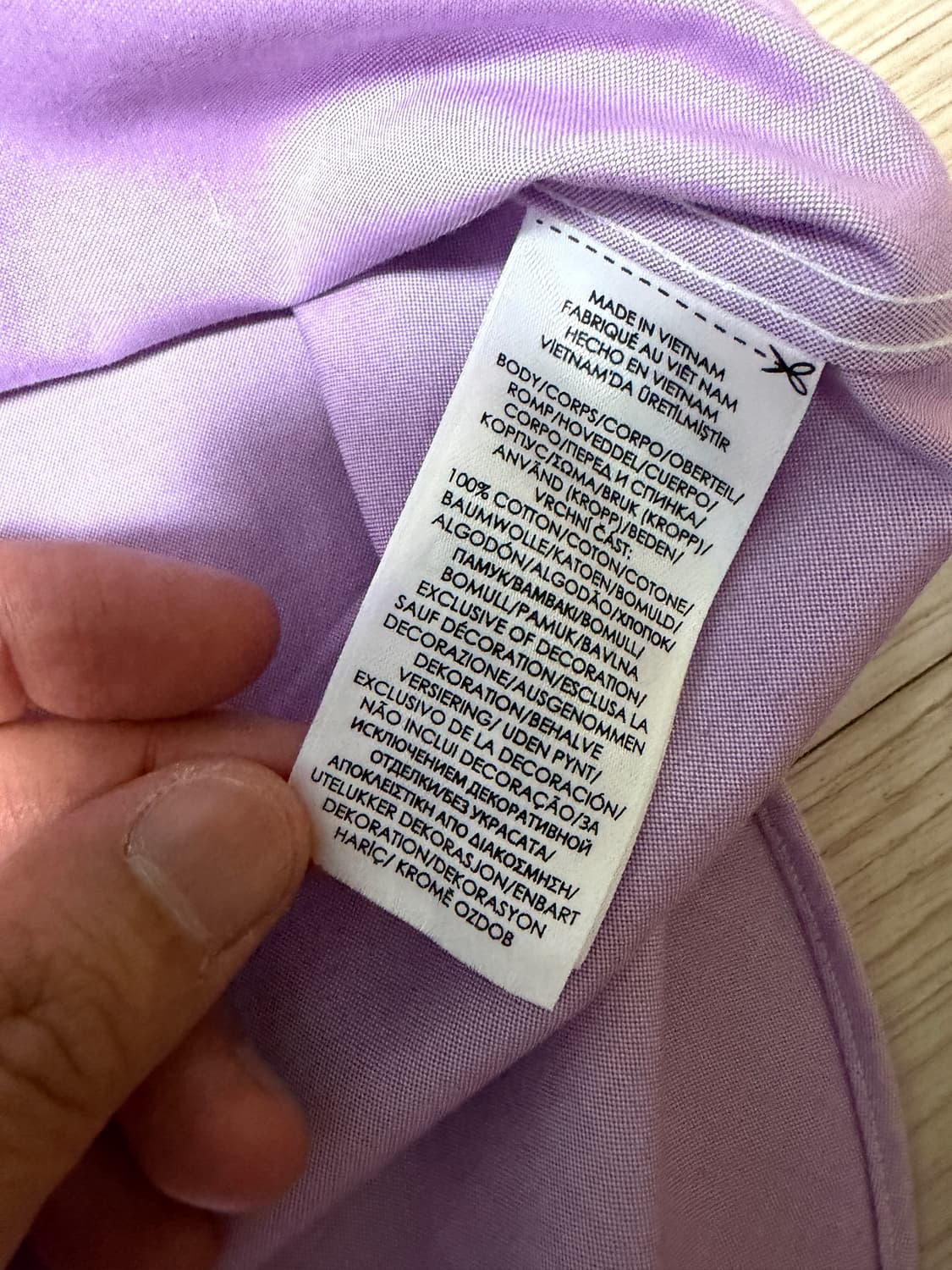 폴로 커스텀핏 셔츠 (미착용) 상품이미지5