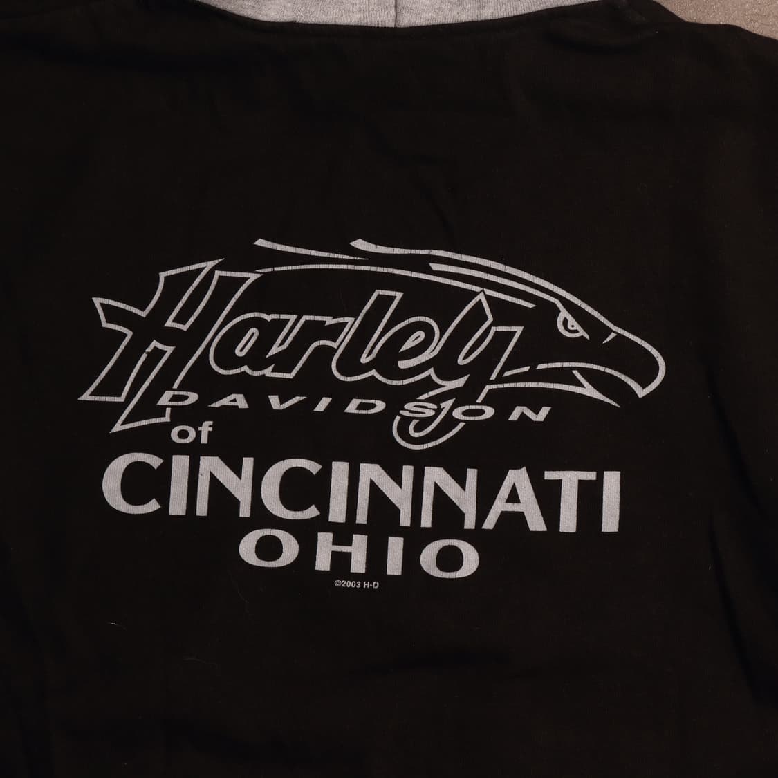 할리데이비슨 플레임 프린팅 후드티 A1750 상품이미지5