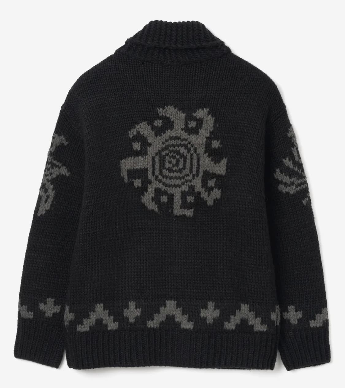 밀로 아카이브 오리엔탈 코위찬 니트 블랙 상품이미지5