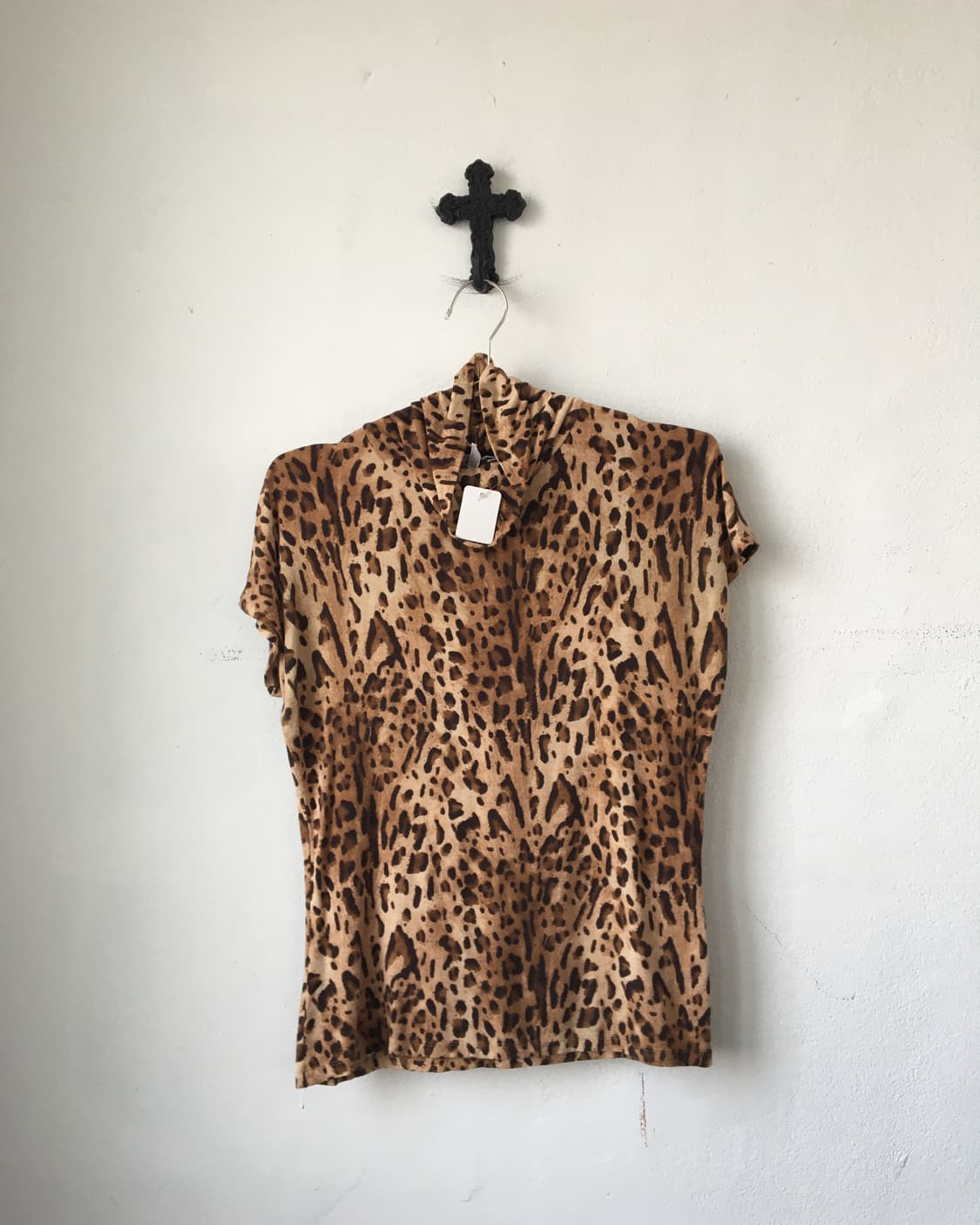 Max & co Leopard pattern high neck top 상품이미지2