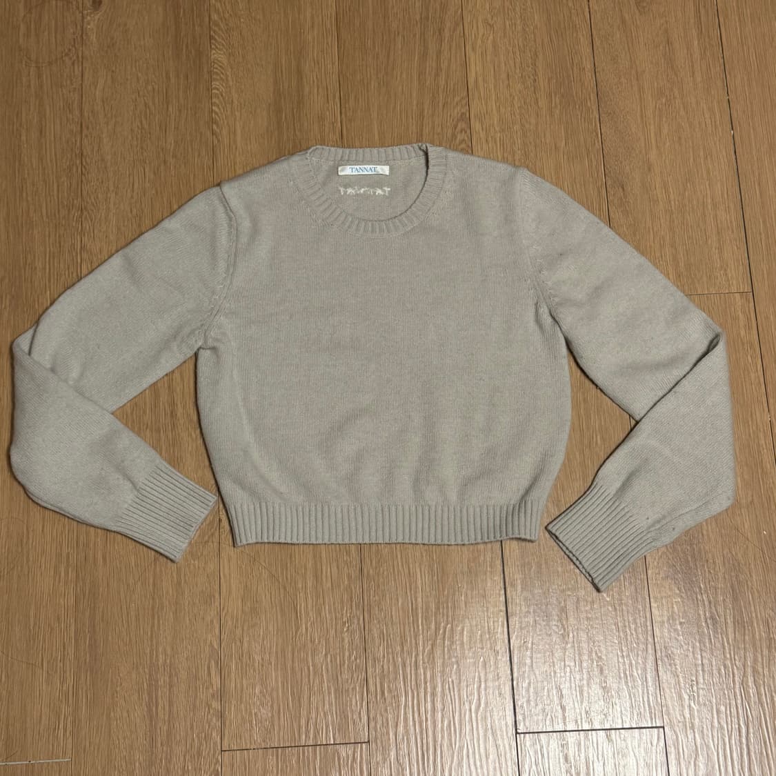 타낫 포레스트 크루 니트 올리브그레이 forest crew knit 상품이미지4