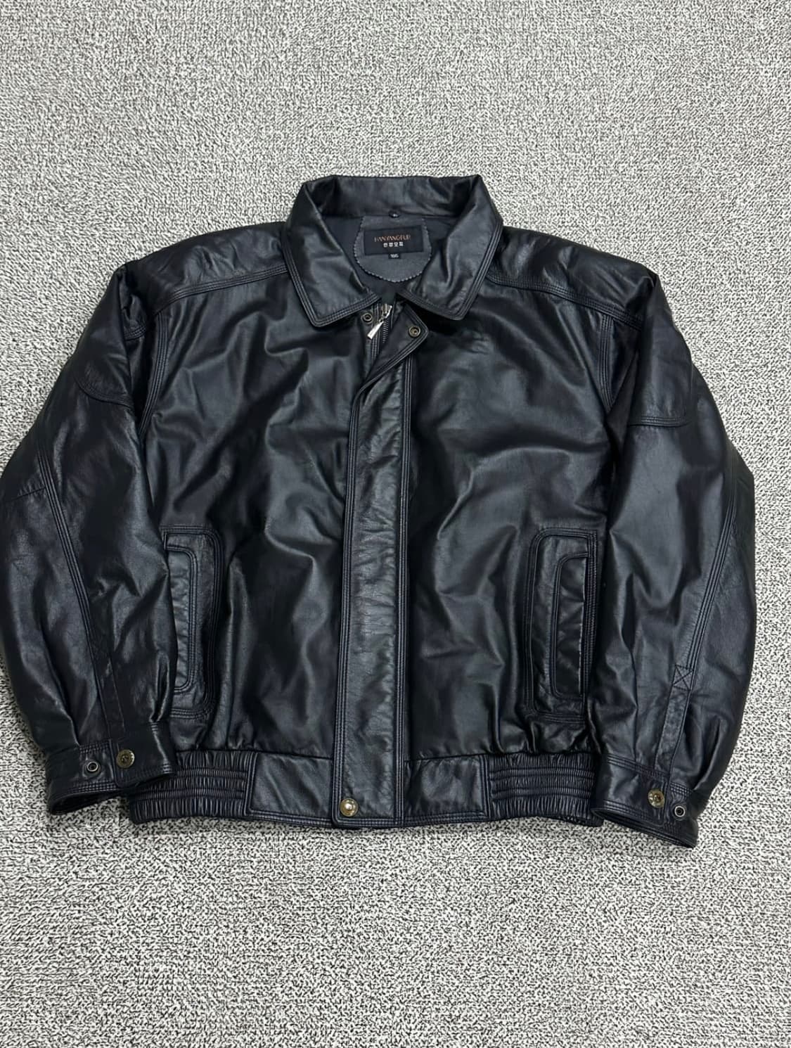 한양 모피 레더자켓 상품이미지1