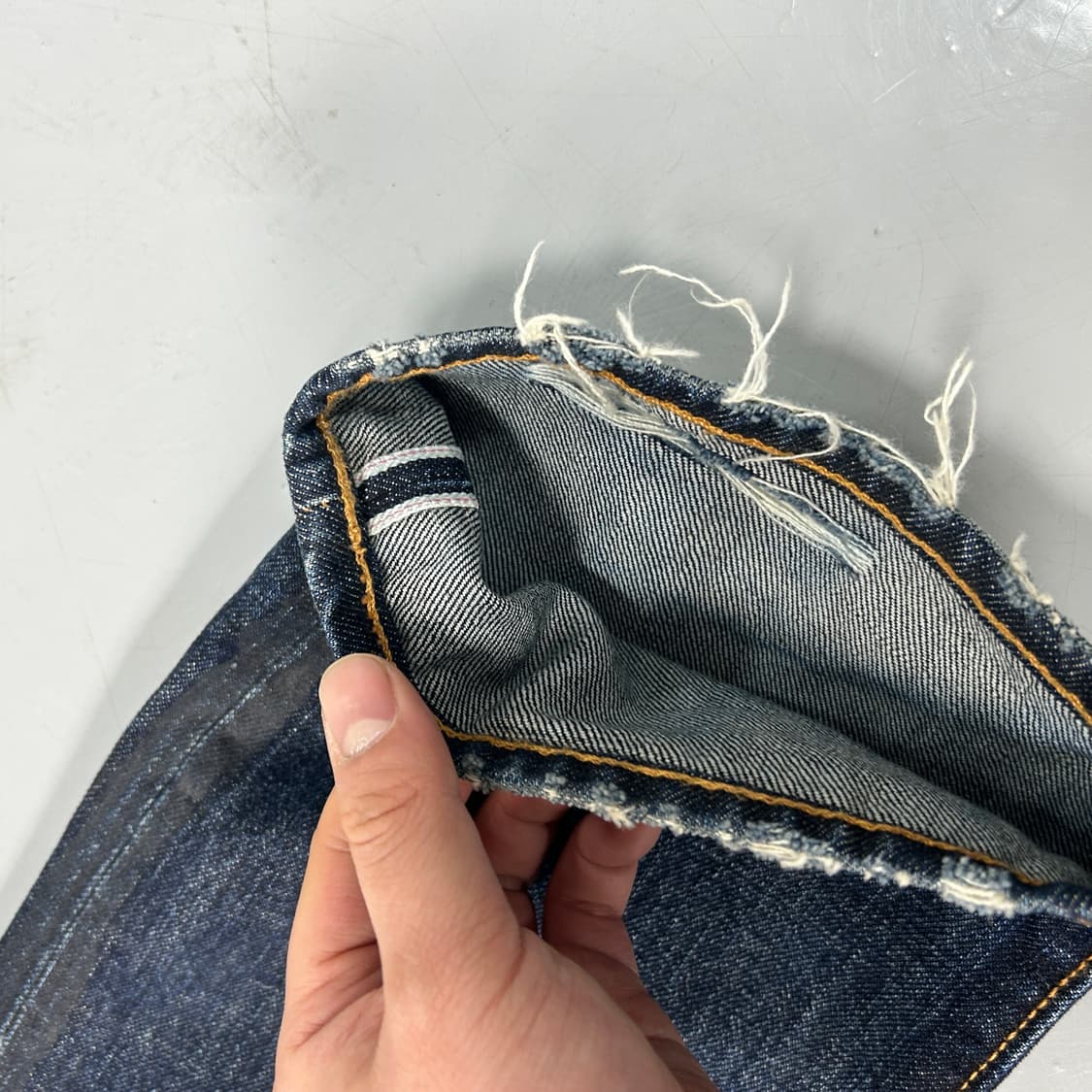 에비수 빅 다이콕 셀비지 데님  상품이미지7