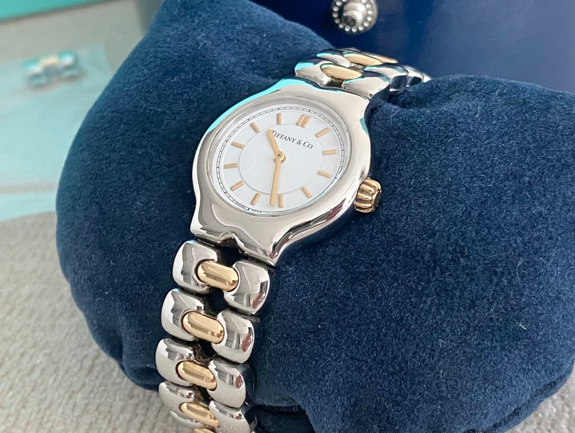 티파니 티솔로 24mm 여성용 스몰 18k 콤비 쿼츠 상품이미지6