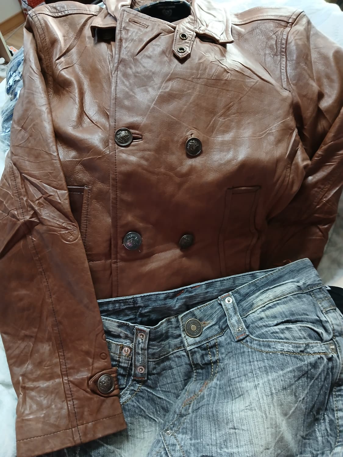 비갸루 Y2K그레이 워싱미니스커트 상품이미지4