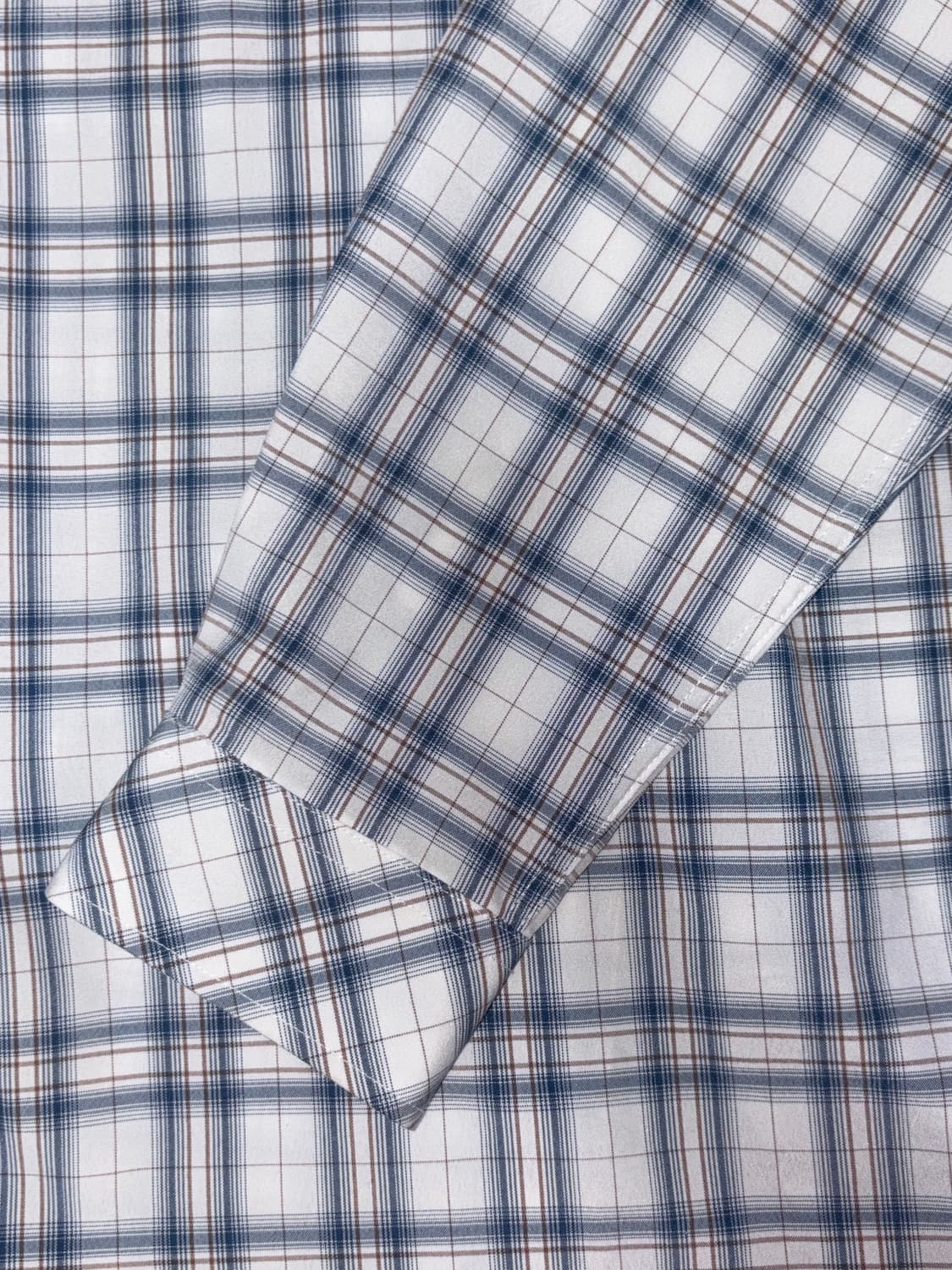 SCULPTOR Plaid Beach Shirt Blue M 상품이미지6