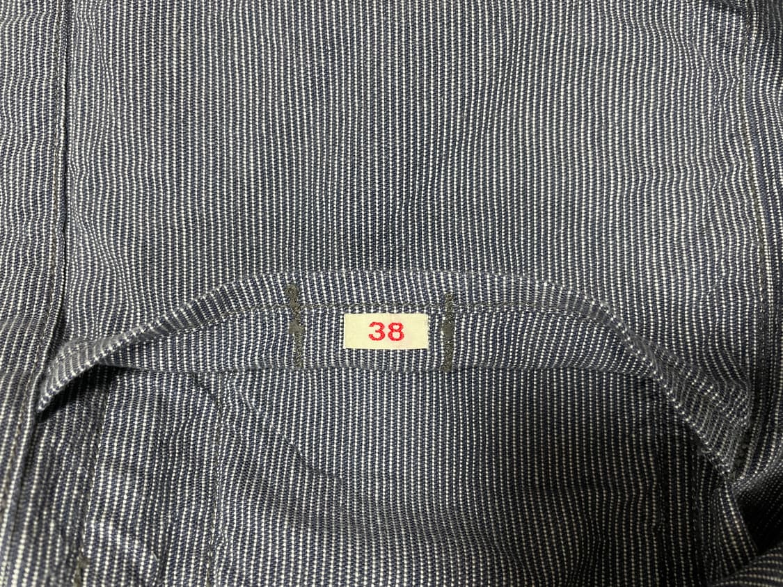 95) 40's 복각 웨어하우스 더블웍스 히코리 커버올 상품이미지4