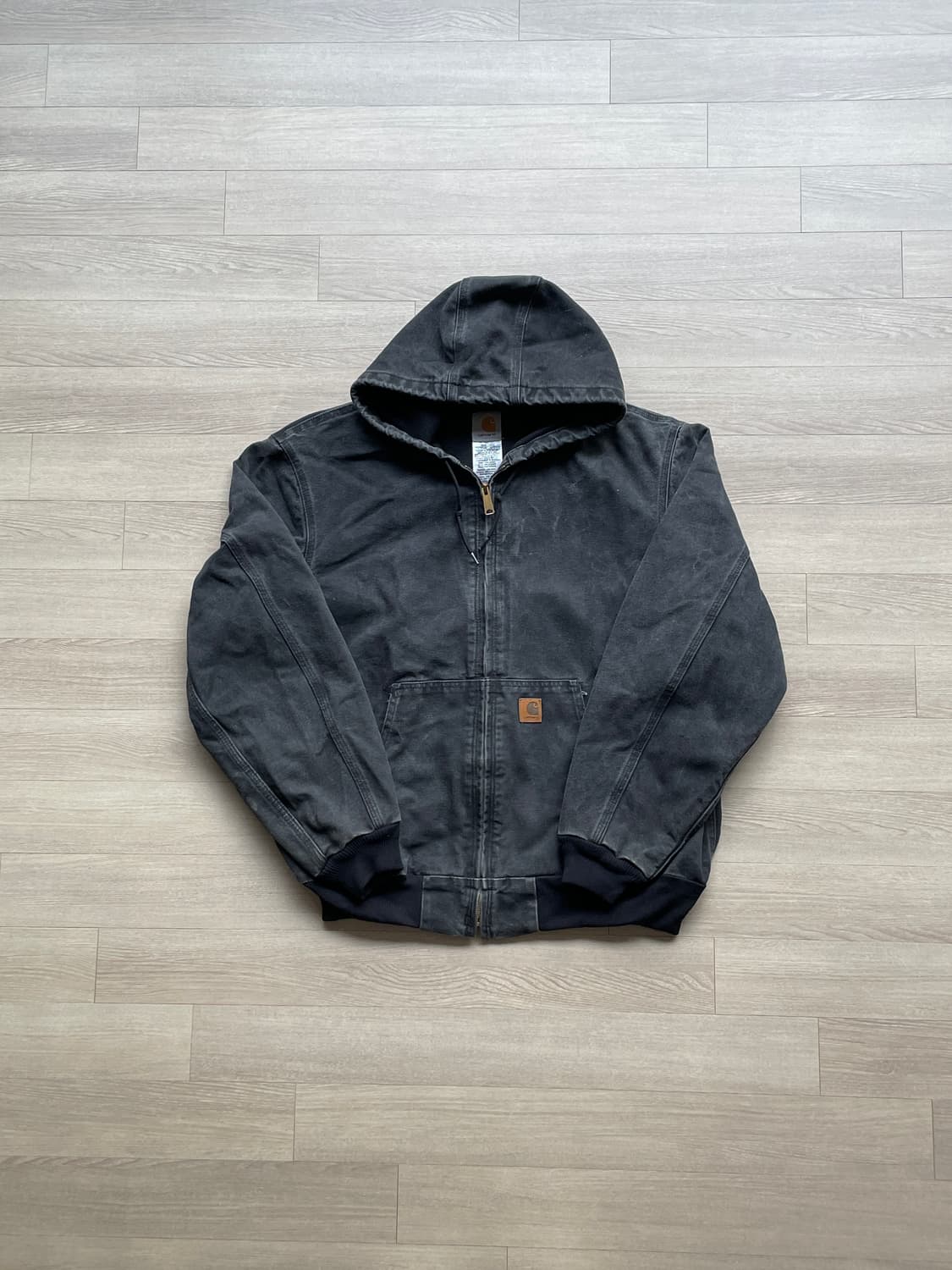 칼하트 j160 blk 블랙 액티브 샌드스톤 상품이미지1