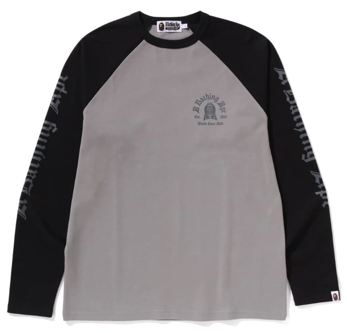 베이프 래글런 롱슬리브 티셔츠 상품이미지1