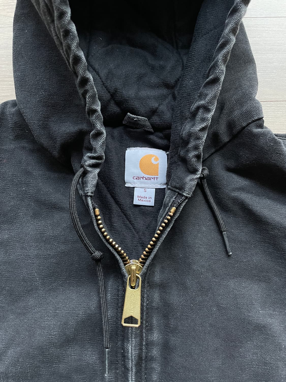 칼하트 j130 BLK 블랙 액티브 자켓 샌드스톤 carhartt 상품이미지3