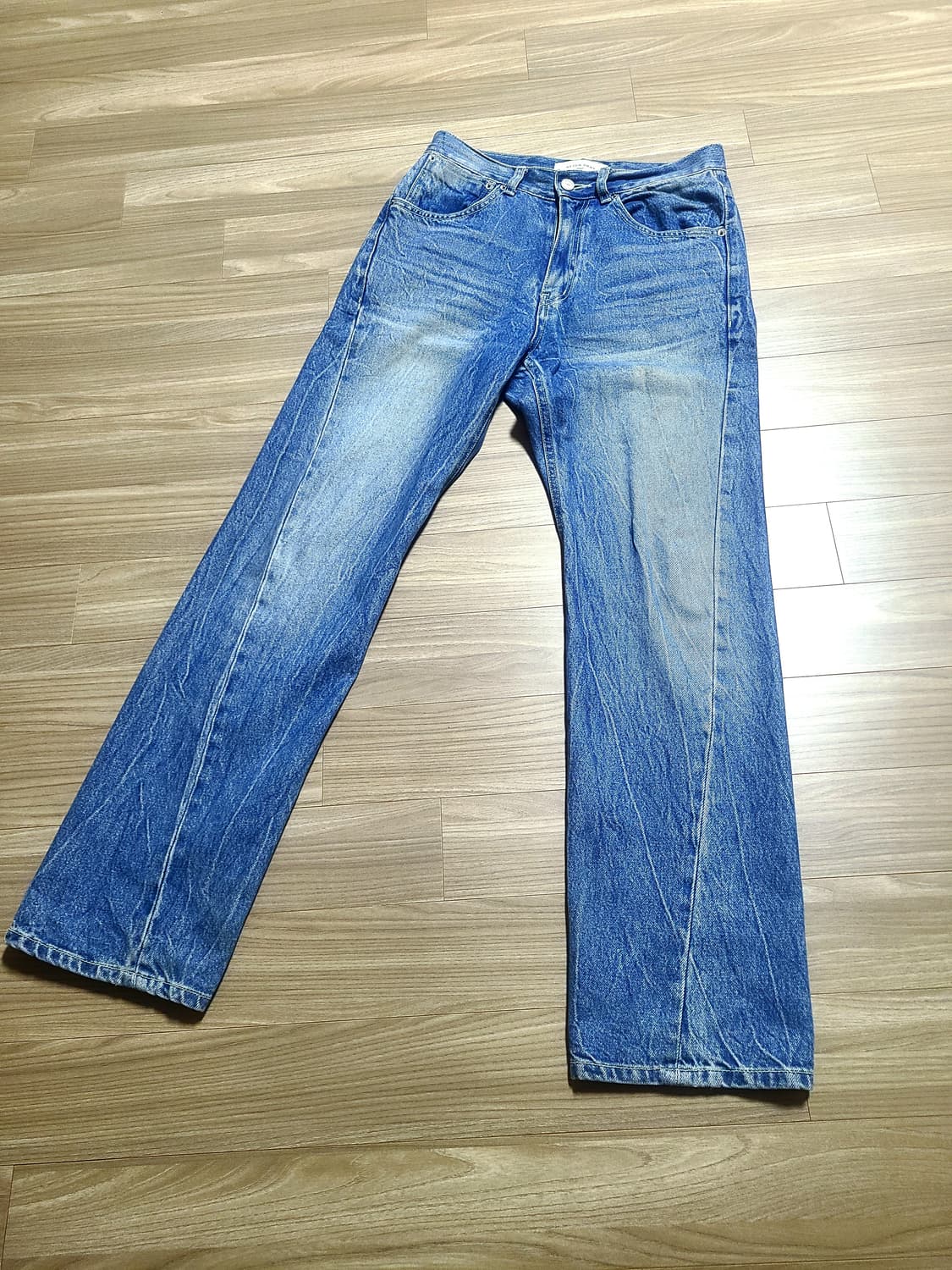 [S]애프터 프레이 슬래시 썬더 워시드 데님 진스 상품이미지3