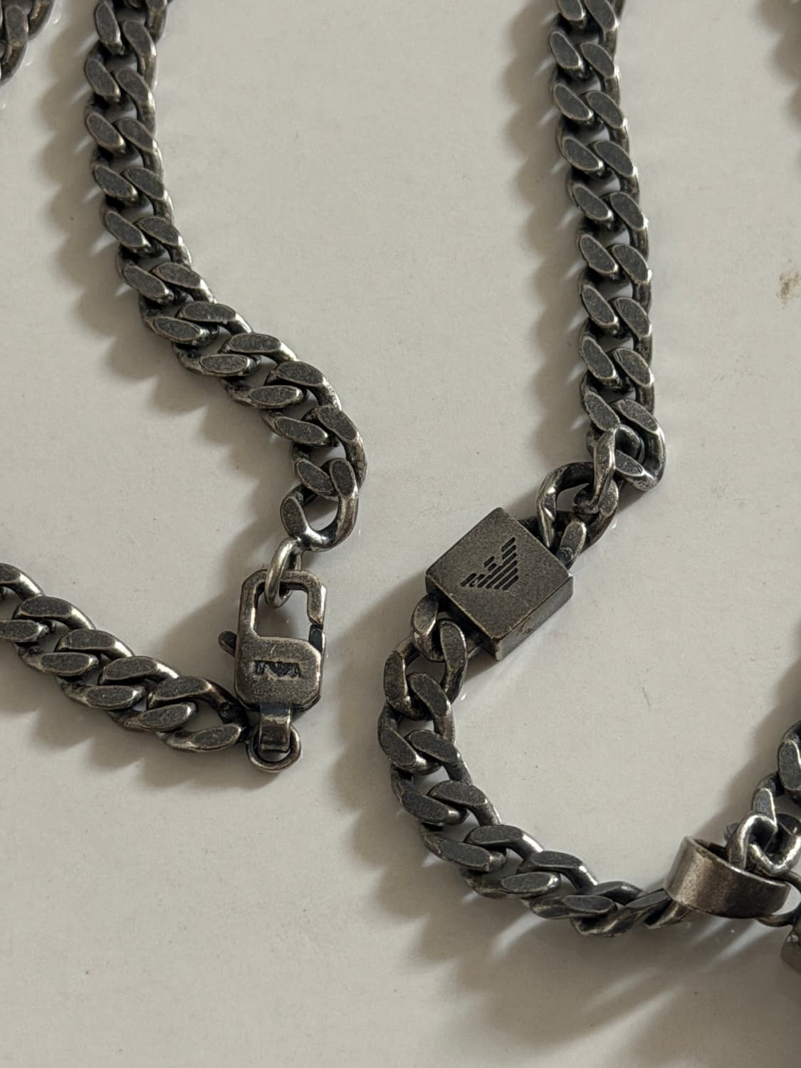 엠프리오 아르마니 크로스 펜던트 체인 목걸이 상품이미지3