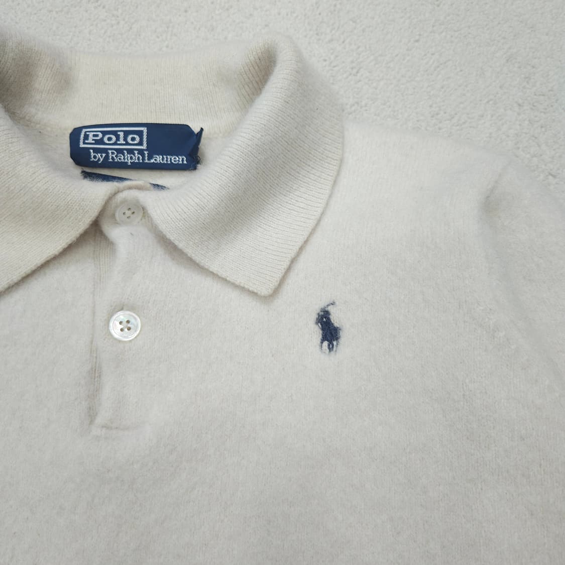 폴로 랄프 로렌 램스울 카라 니트 XL 상품이미지3