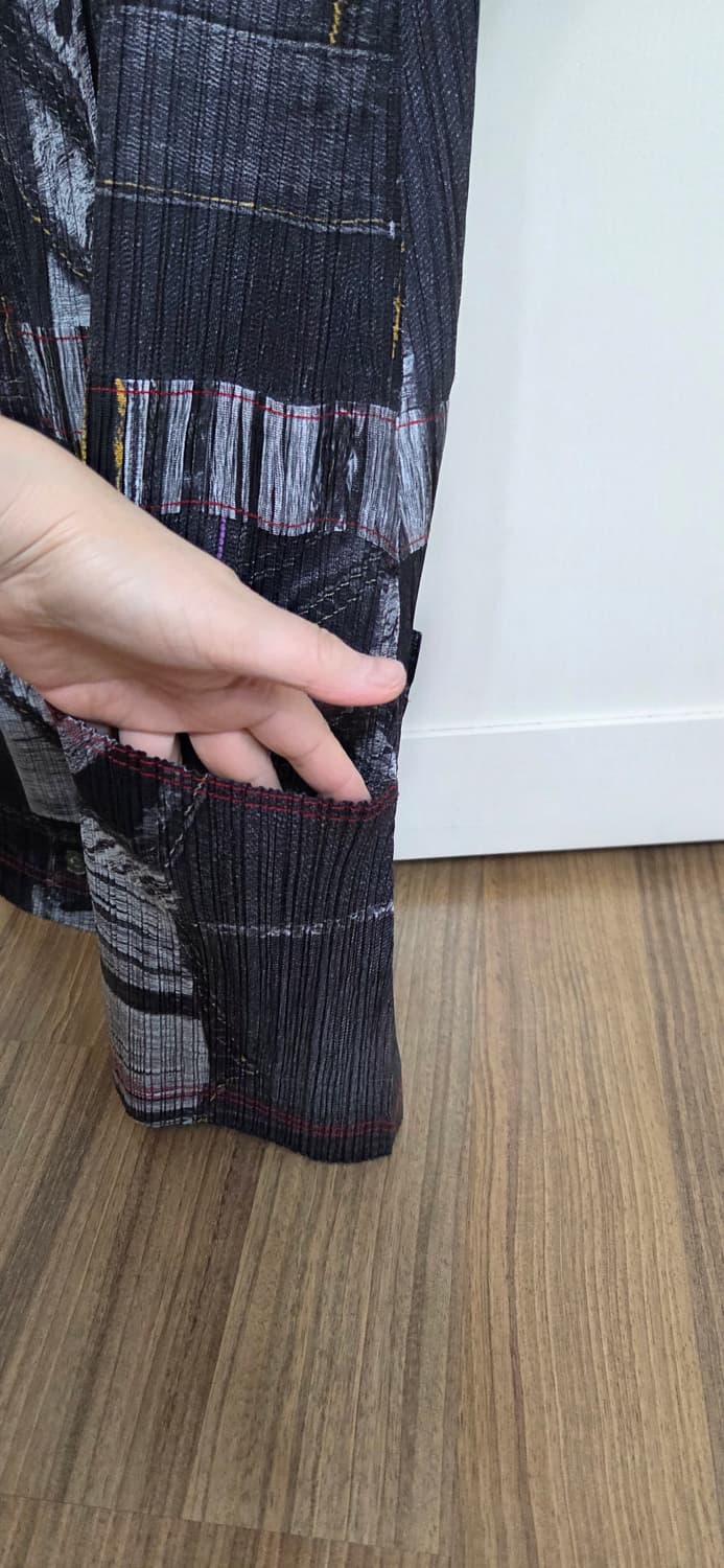 플리츠플리즈 롱조끼 상품이미지3