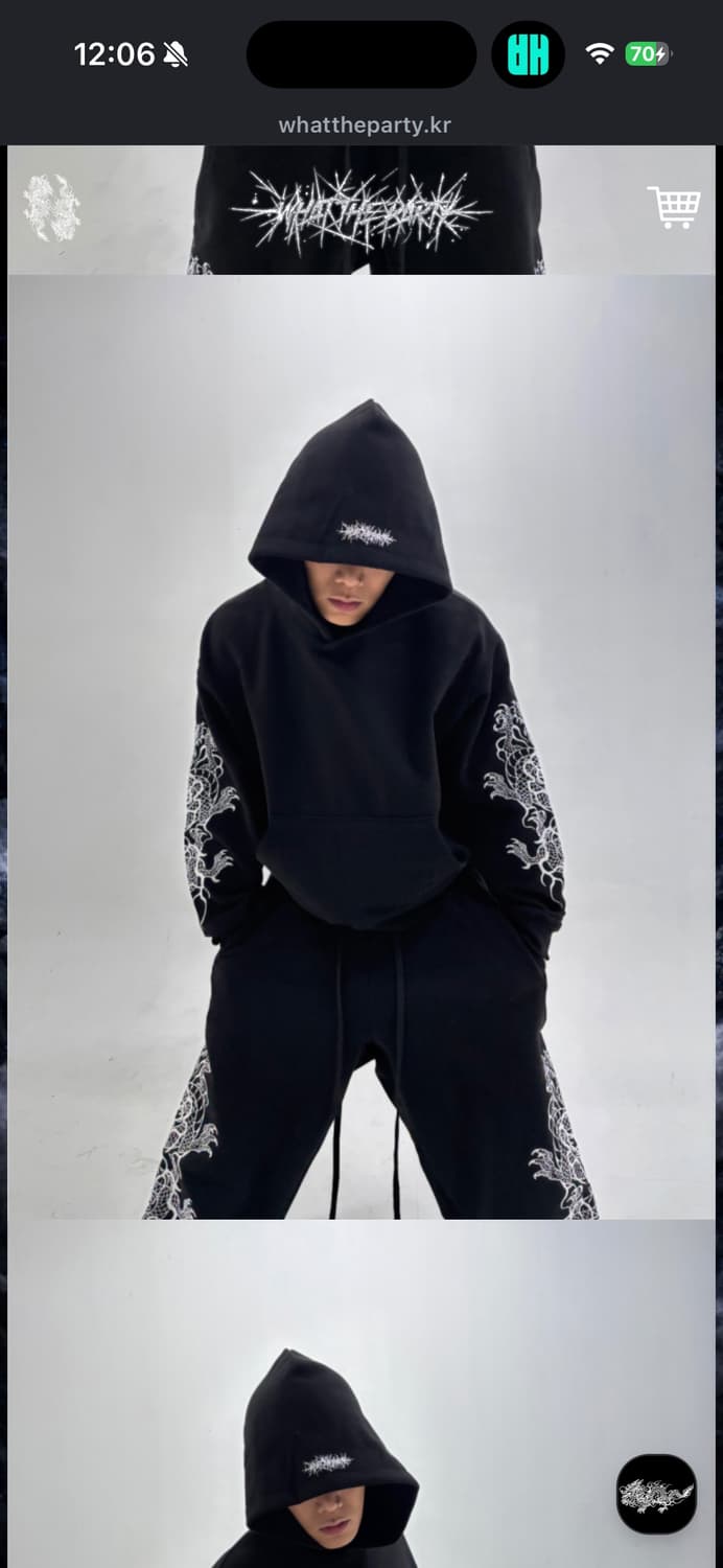 왓더파티 드래곤 후디 (자수) 상품이미지1