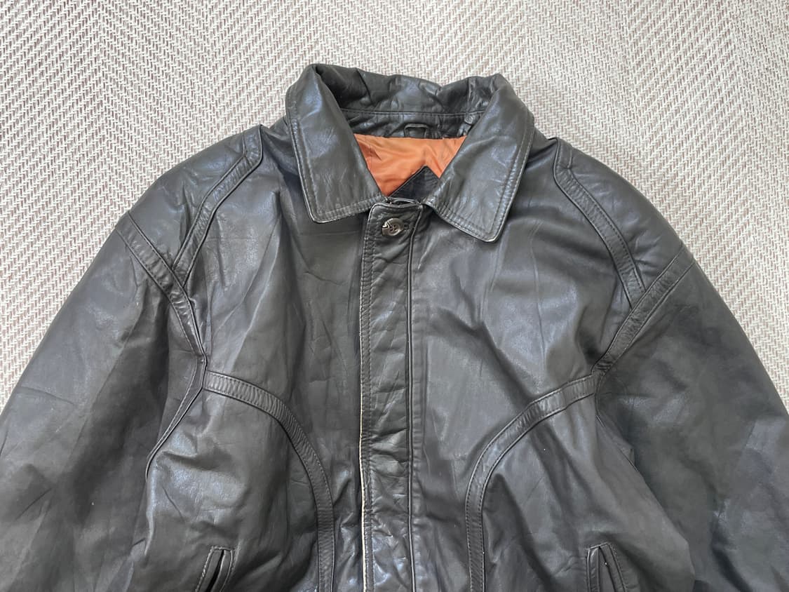 빈티지 플라이트 양가죽 레더 봄버자켓  상품이미지4