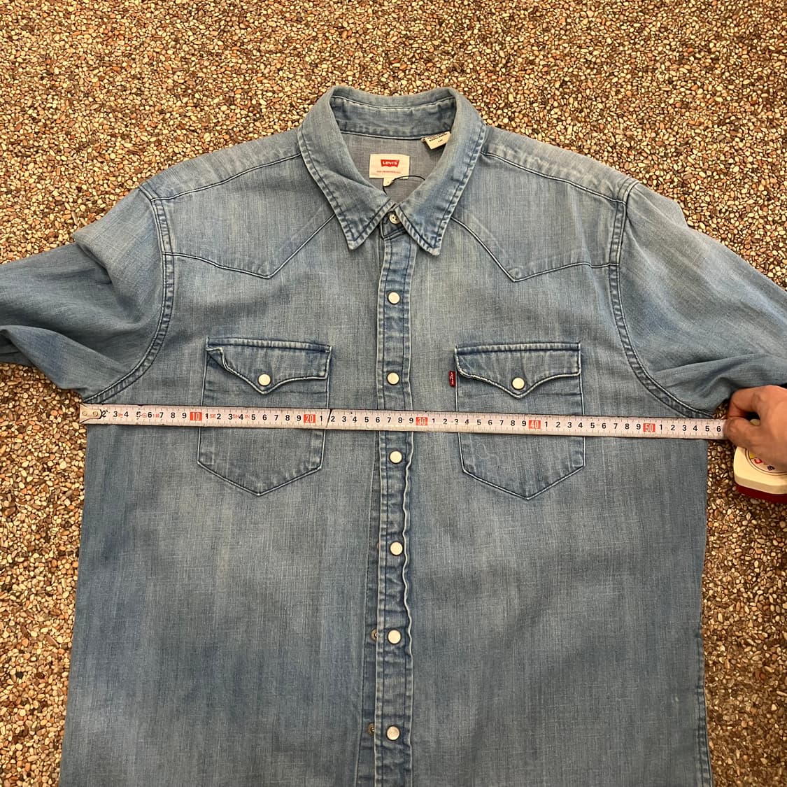 195 리바이스 웨스턴 데님 셔츠 상품이미지4