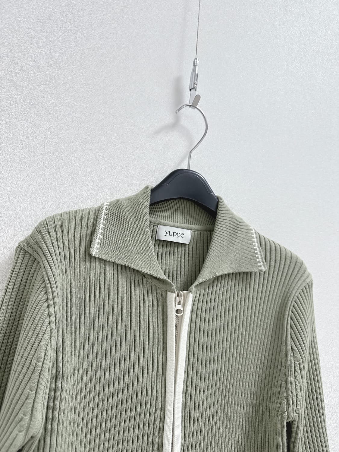 엽페 투웨이 집업 가디건 상품이미지2