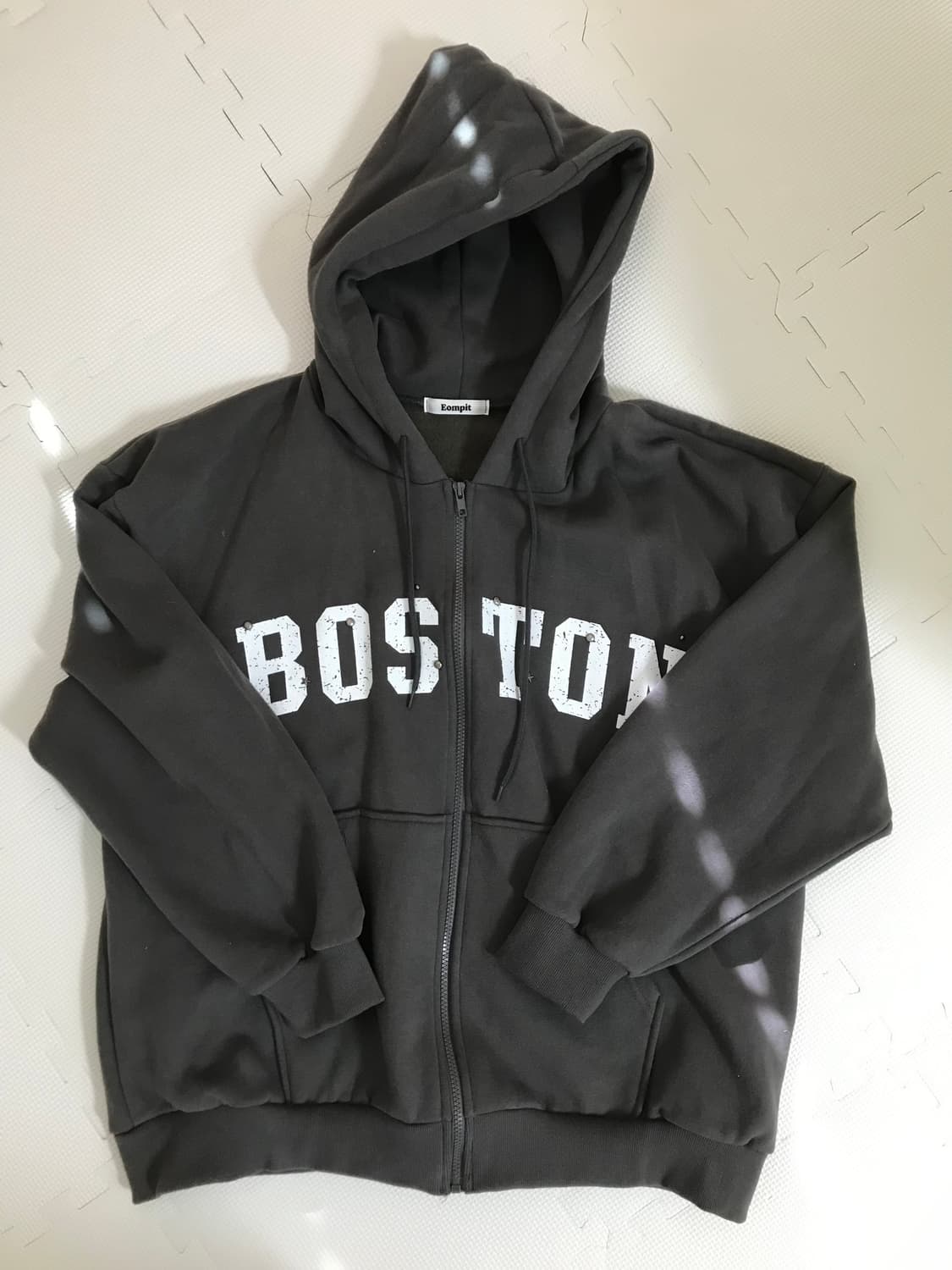 빈티지 보스턴 기모 후드집업 상품이미지1