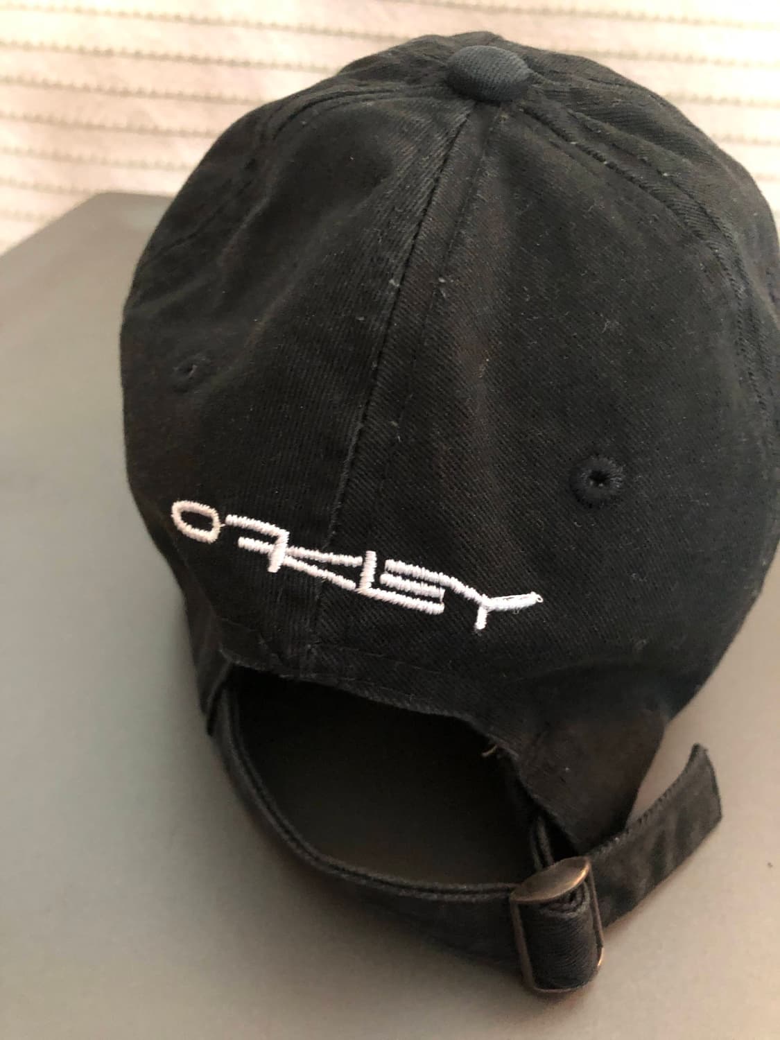 오클리 블랙 코튼 볼캡 상품이미지2