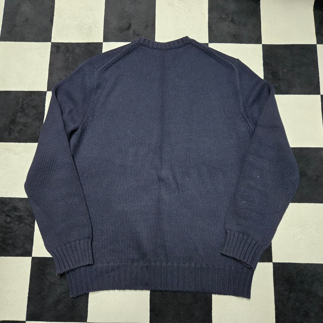 S 폴로랄프로렌 성조기 니트 네이비 Made in USA 상품이미지5