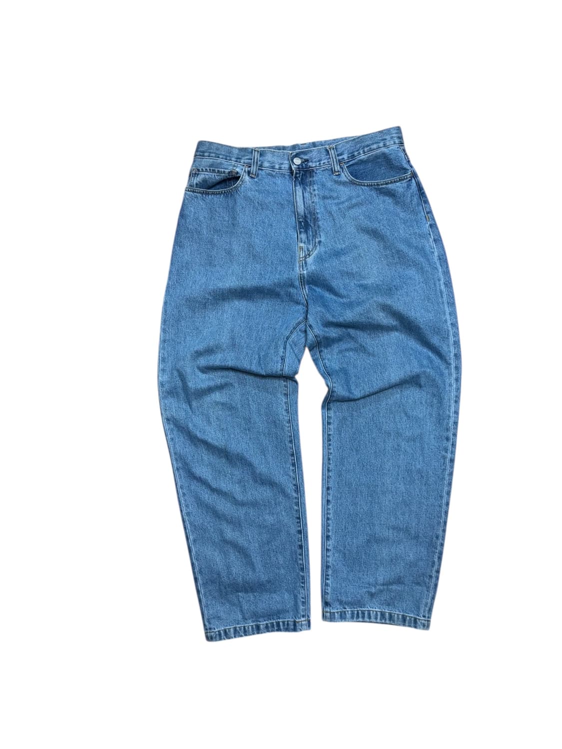 칼하트 와이드 랜든 블루 헤비스톤 워시 데님 팬츠 상품이미지4