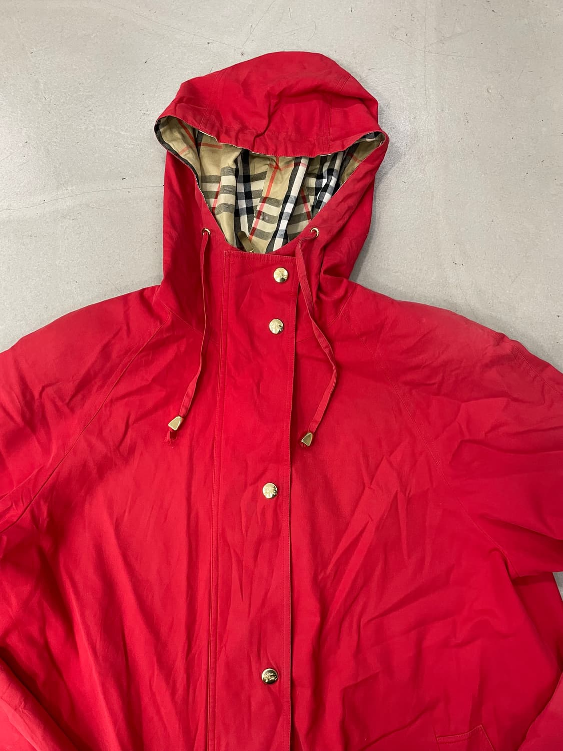 버버리 코튼 트렌치코트 레드 9 상품이미지2