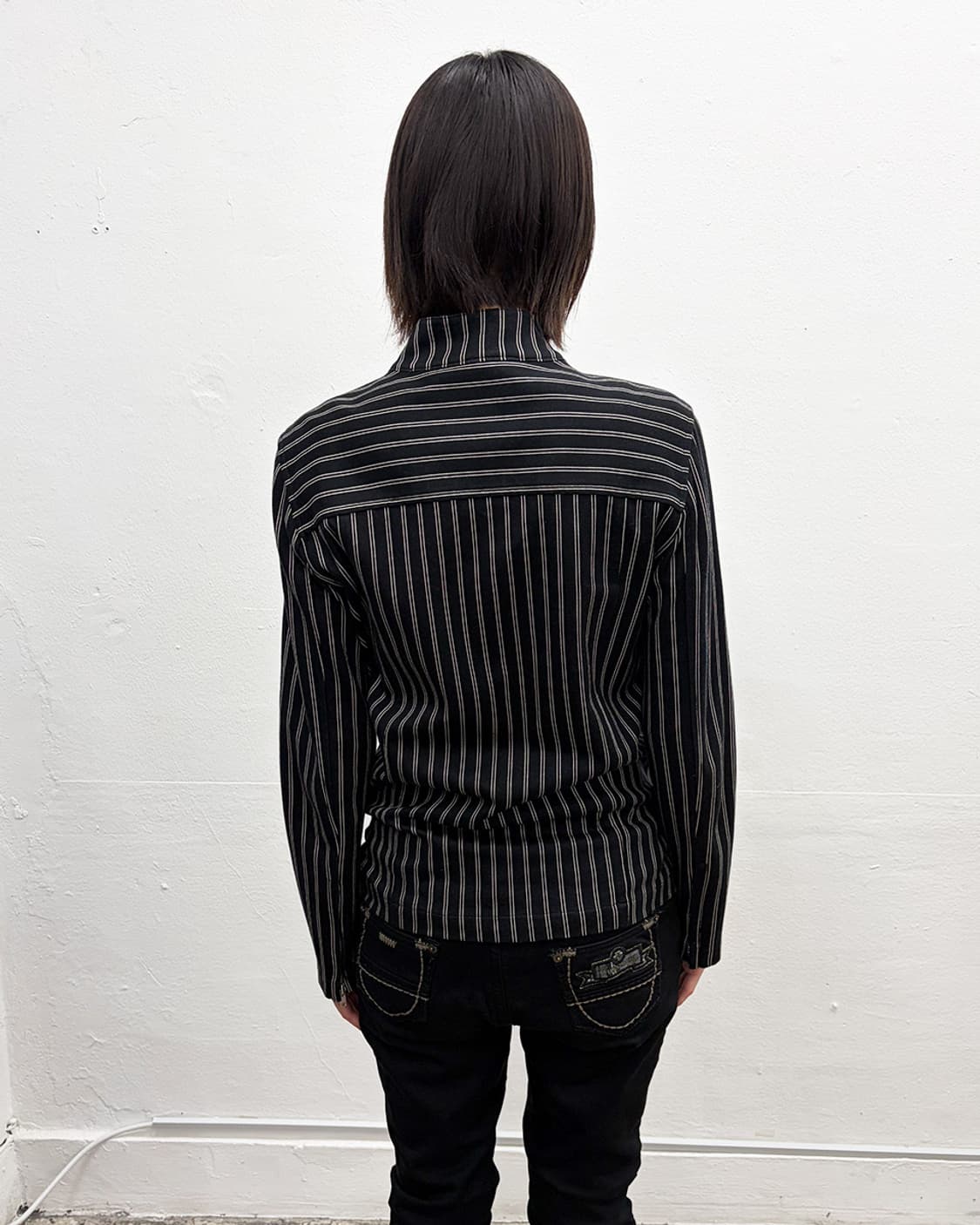 00s 아네스베 스트라이프 자켓 상품이미지2