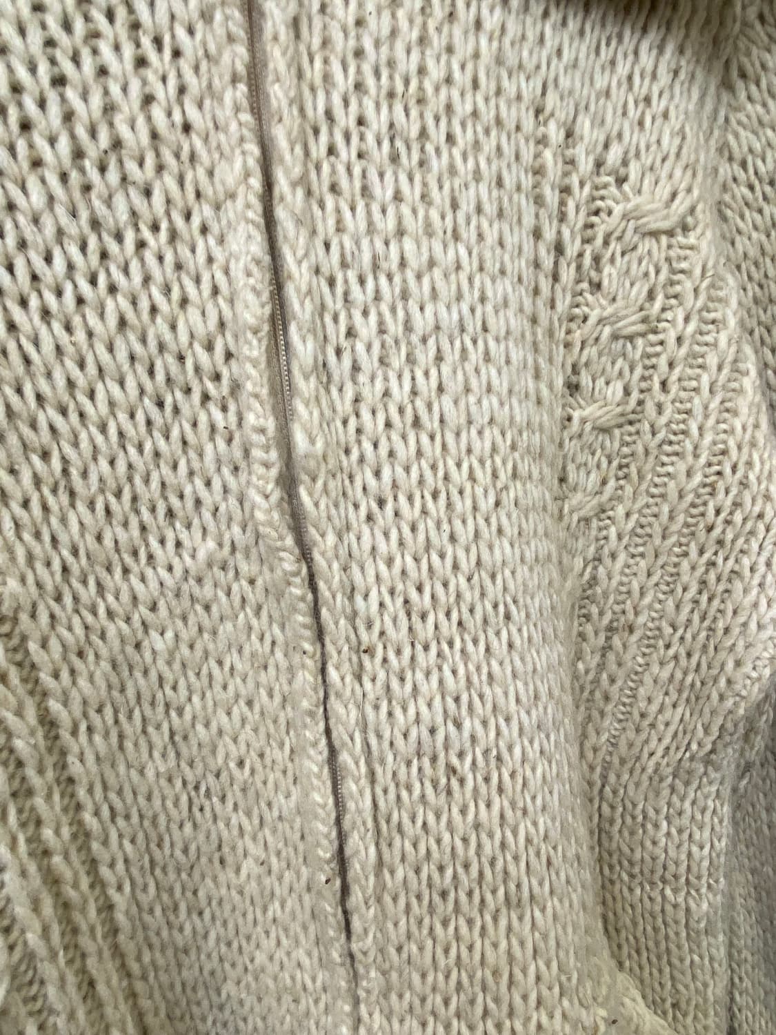 빈티지 헤비 니트 집업  상품이미지4