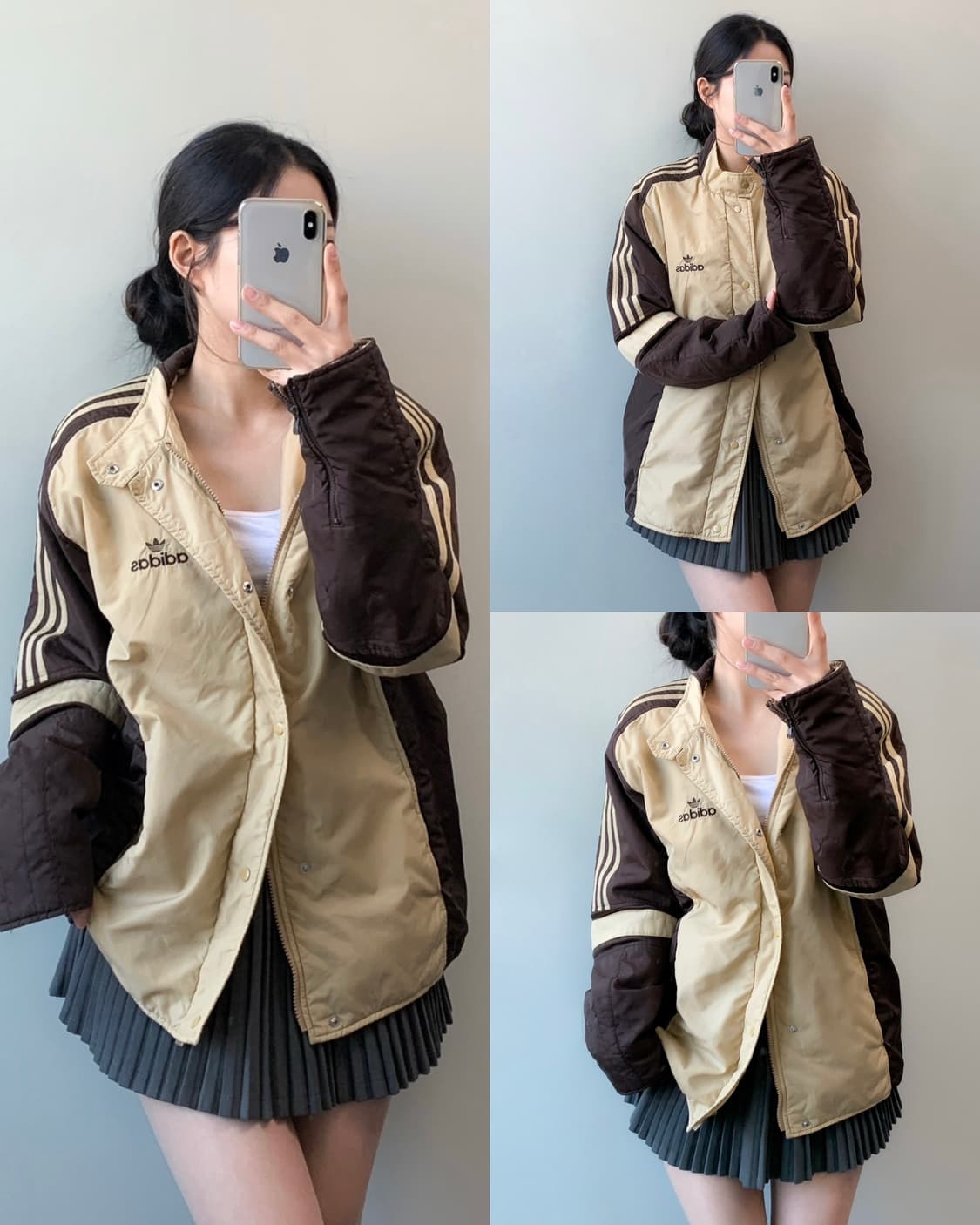 아디다스 브라운 점퍼 상품이미지1