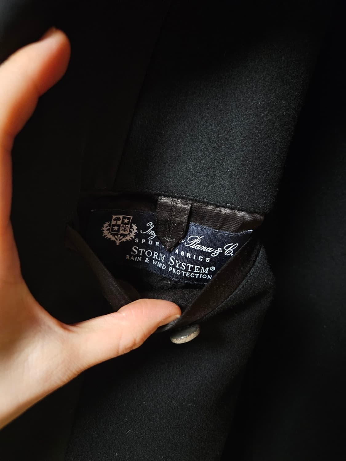 [명품] 조르지오 아르마니 & 로로피아나. 더블 트렌치 피코트(블랙라벨) 상품이미지6