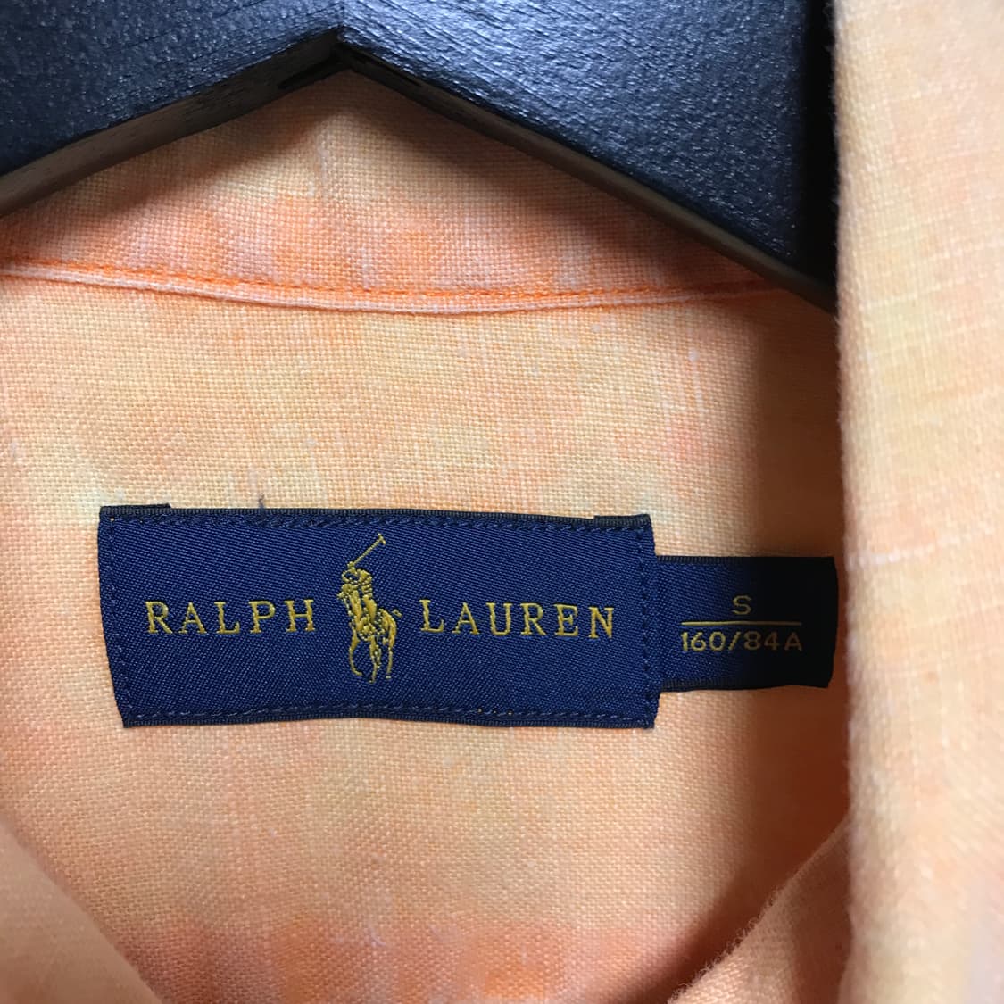 폴로 랄프로렌 린넨 셔츠 오렌지 S 상품이미지5