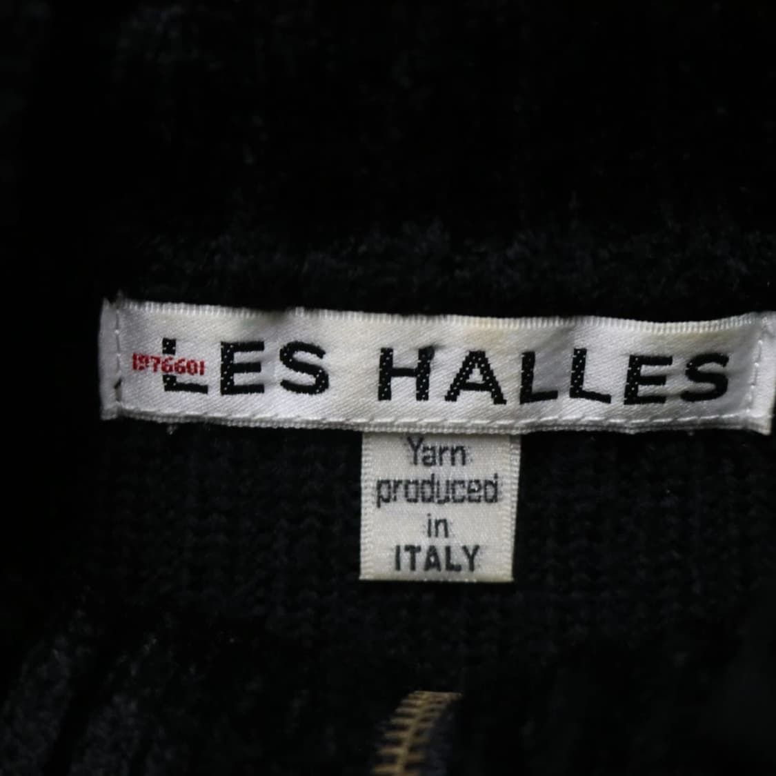 LES HALLES 울 터틀넥 니트 크롭 집업 60471 상품이미지9