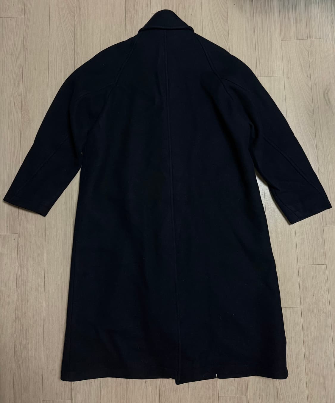 애프터프레이(AFTER PRAY) 발마칸 코트 네이비 L 상품이미지2