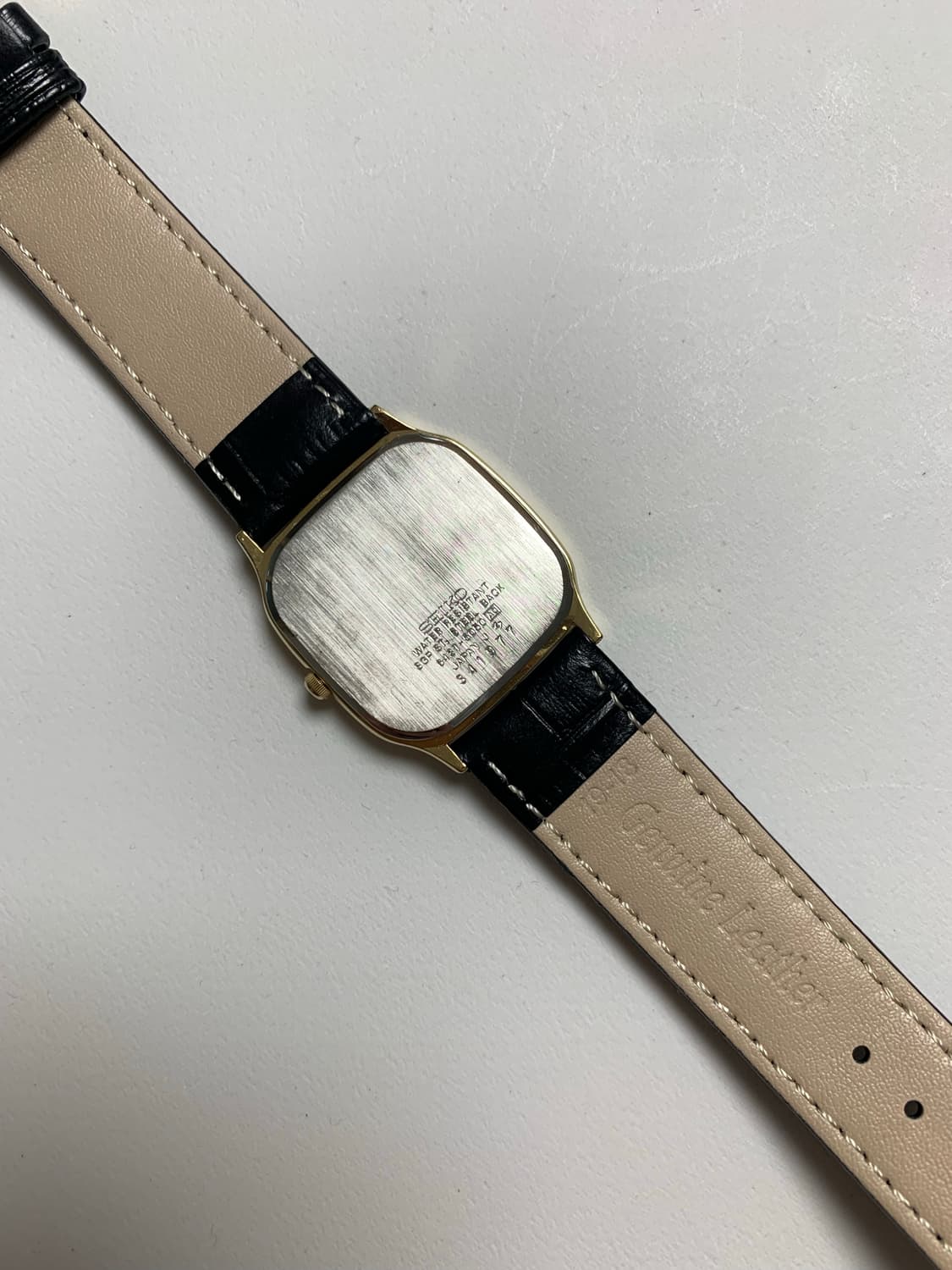 세이코 Seiko 스퀘어 쿼츠 골드 상품이미지4