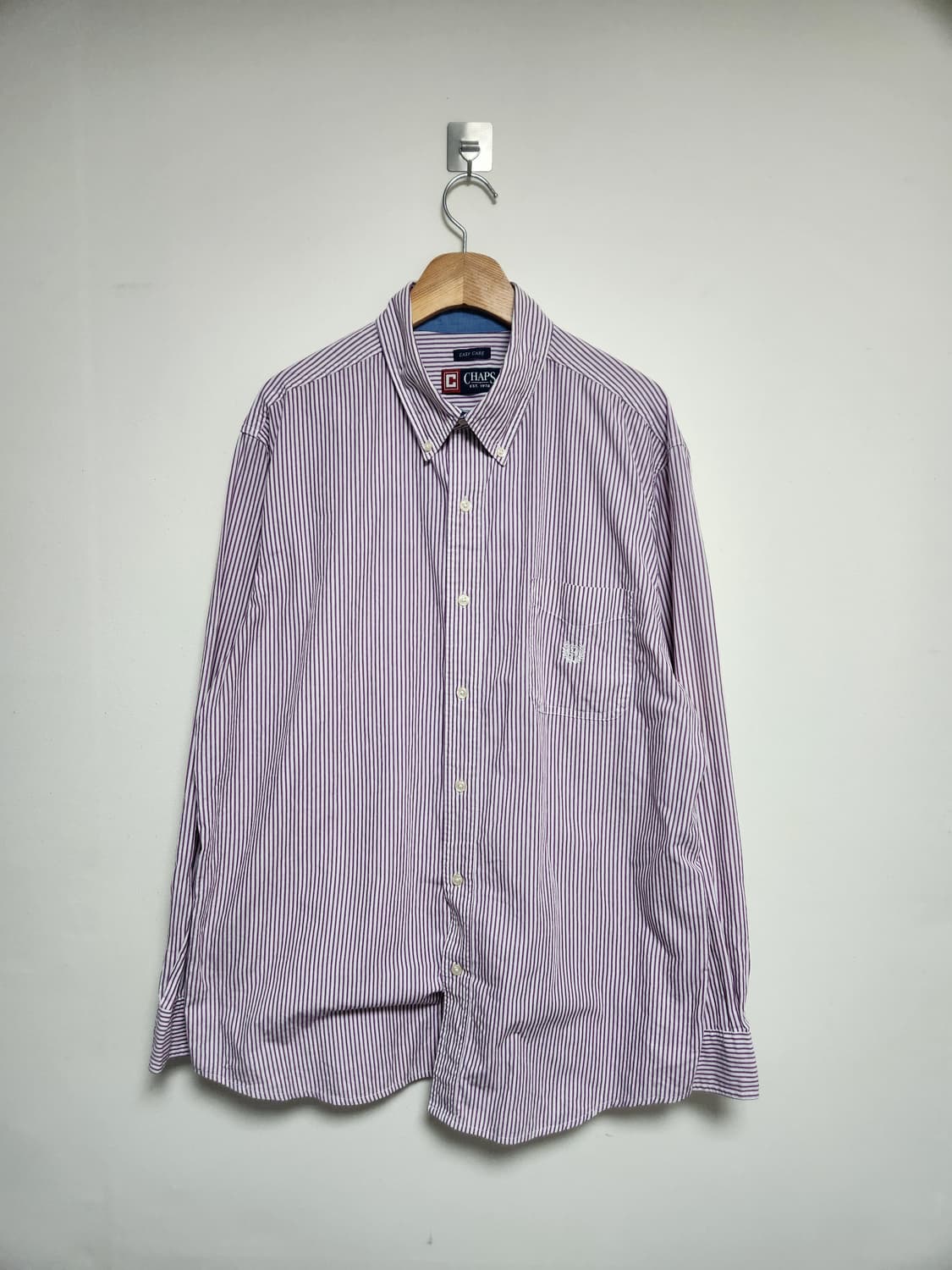챕스Chaps 스트라이츠 코튼 셔츠 XL - S215 상품이미지1